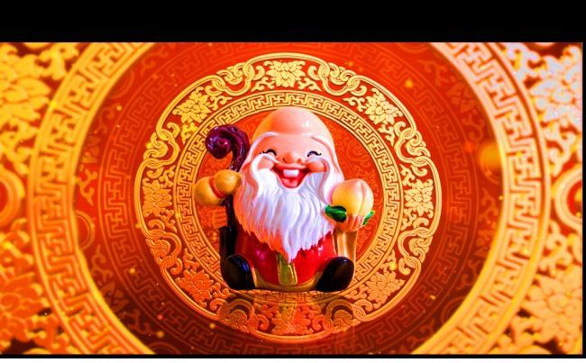  祝寿片头寿庆纪念册视频PPT模板下载缩略图