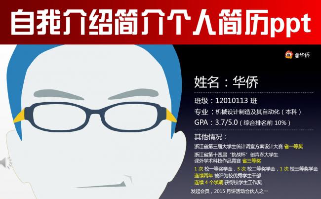 自我介绍简介个人简历ppt缩略图