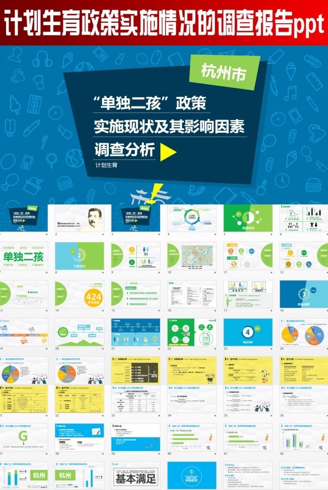 计划生育政策实施情况的调查报告ppt