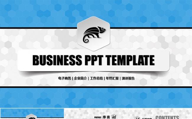 精致简约年度工作总结汇报类PPT模板缩略图