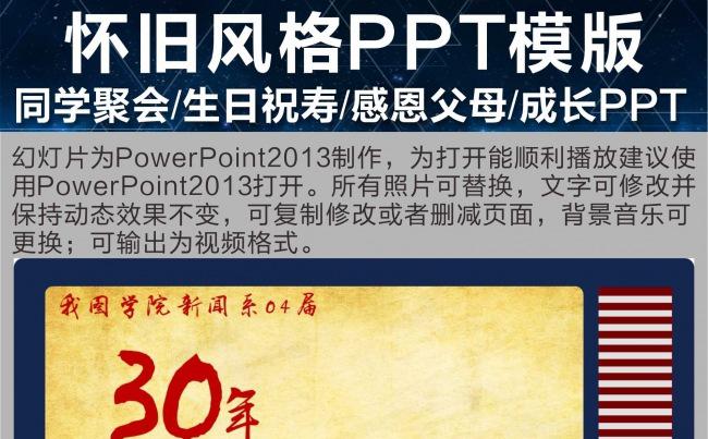 老电视机演绎怀旧风格PPT缩略图
