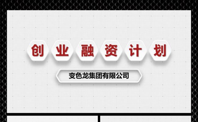 【飞哥PPT】创业融资计划书缩略图