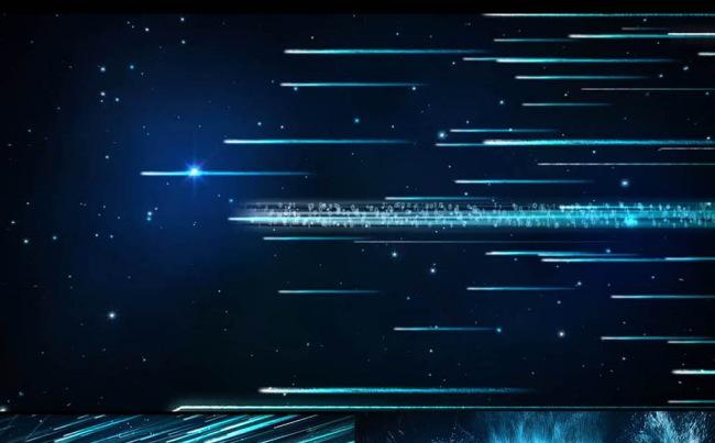 2016商务科技粒子动态ppt模版缩略图