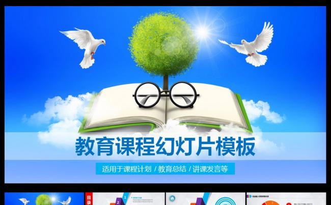 成长教育总结PPT模板缩略图