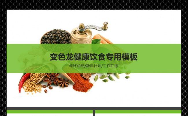 【飞哥PPT】健康饮食ppt模板缩略图