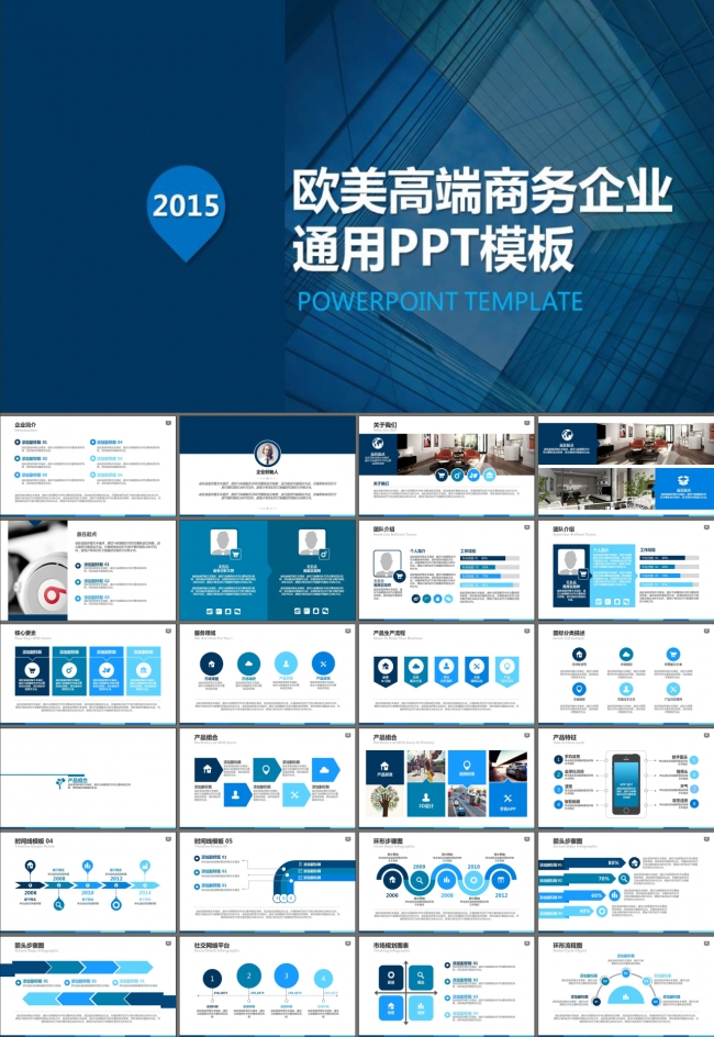 产品推广项目策划商业计划书PPT模板