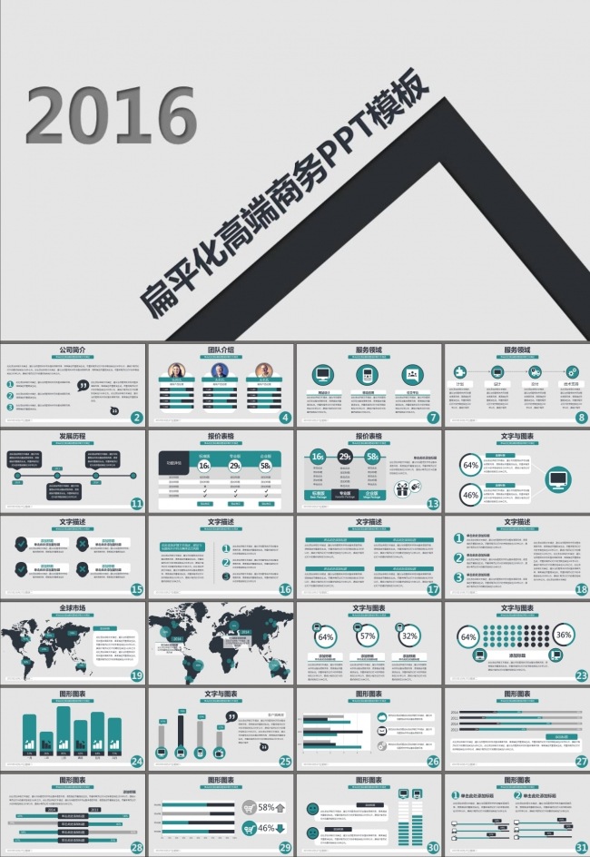产品推广企业发展商业计划书PPT模板