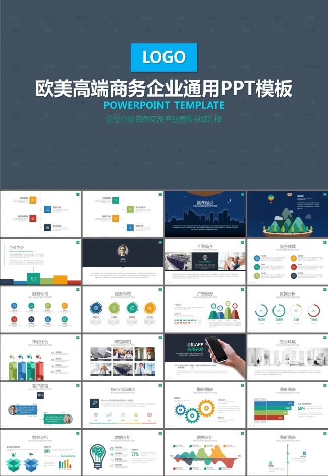 品牌宣传网络推广商业计划书PPT模板