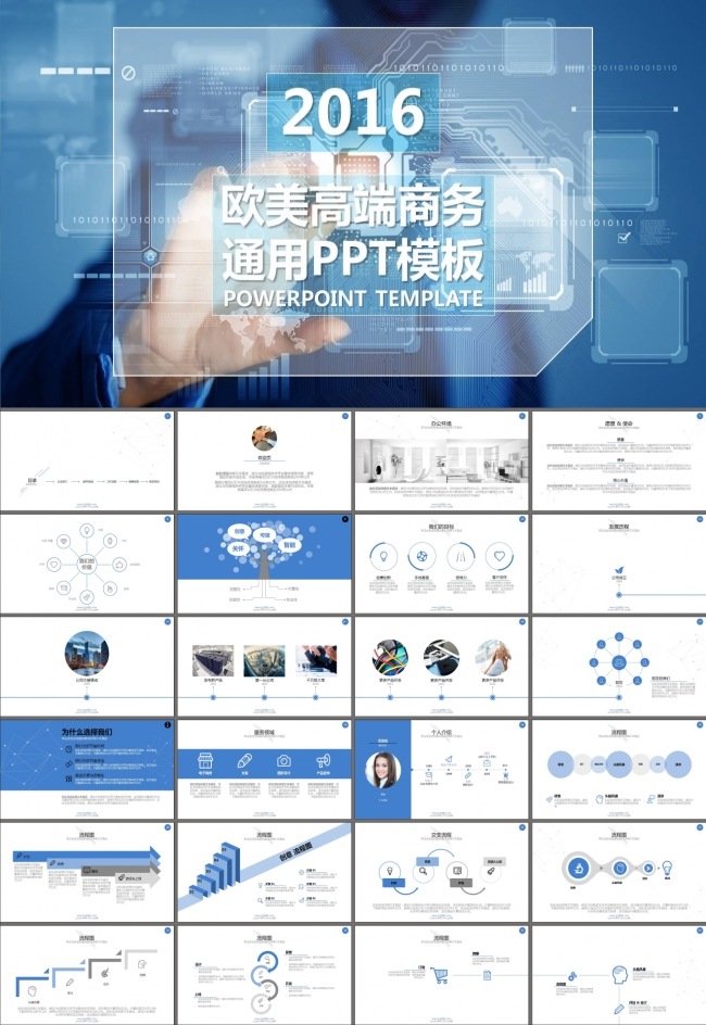 时尚企业简介产品介绍PPT模板