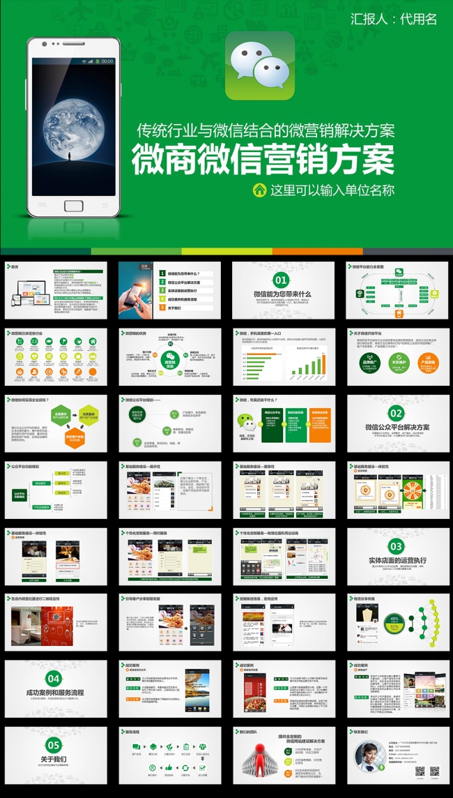  微信微商网络营销年终总结新年计划PPT