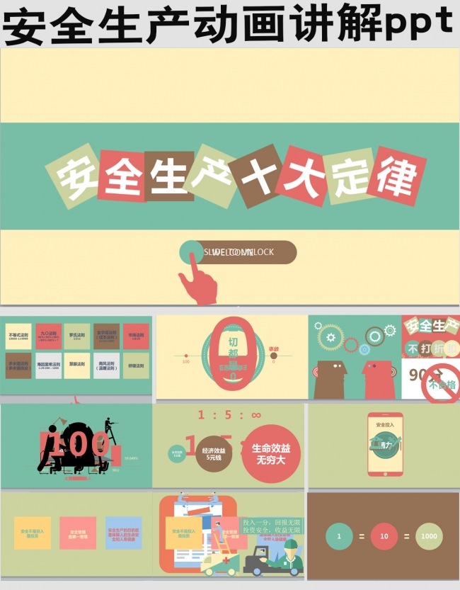 安全生产动画讲解ppt