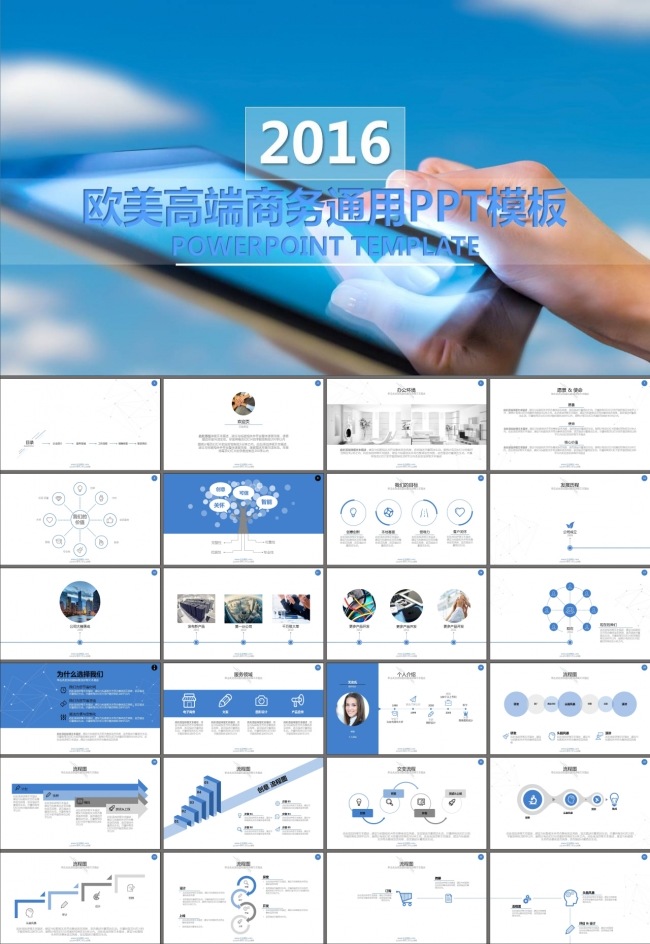 高端大气企业公司介绍商务经营PPT模板