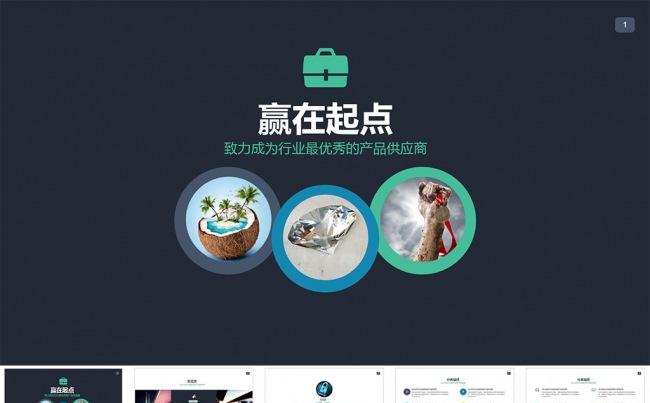 【狂人作品】项目介绍汇报PPT模板缩略图