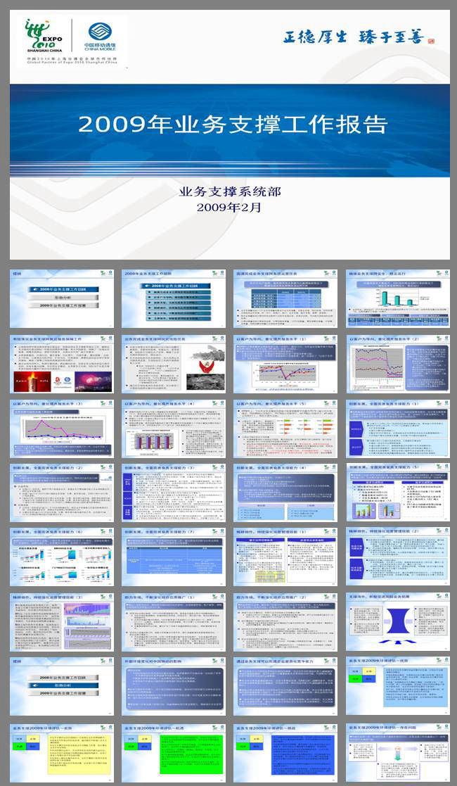 中国移动企业通用PPT