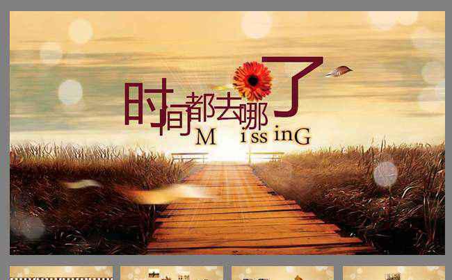 怀旧时间都去了聚会电子相册ppt动态模版缩略图