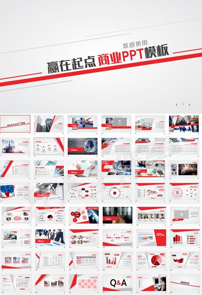【狂人作品】年终总结汇报PPT模板