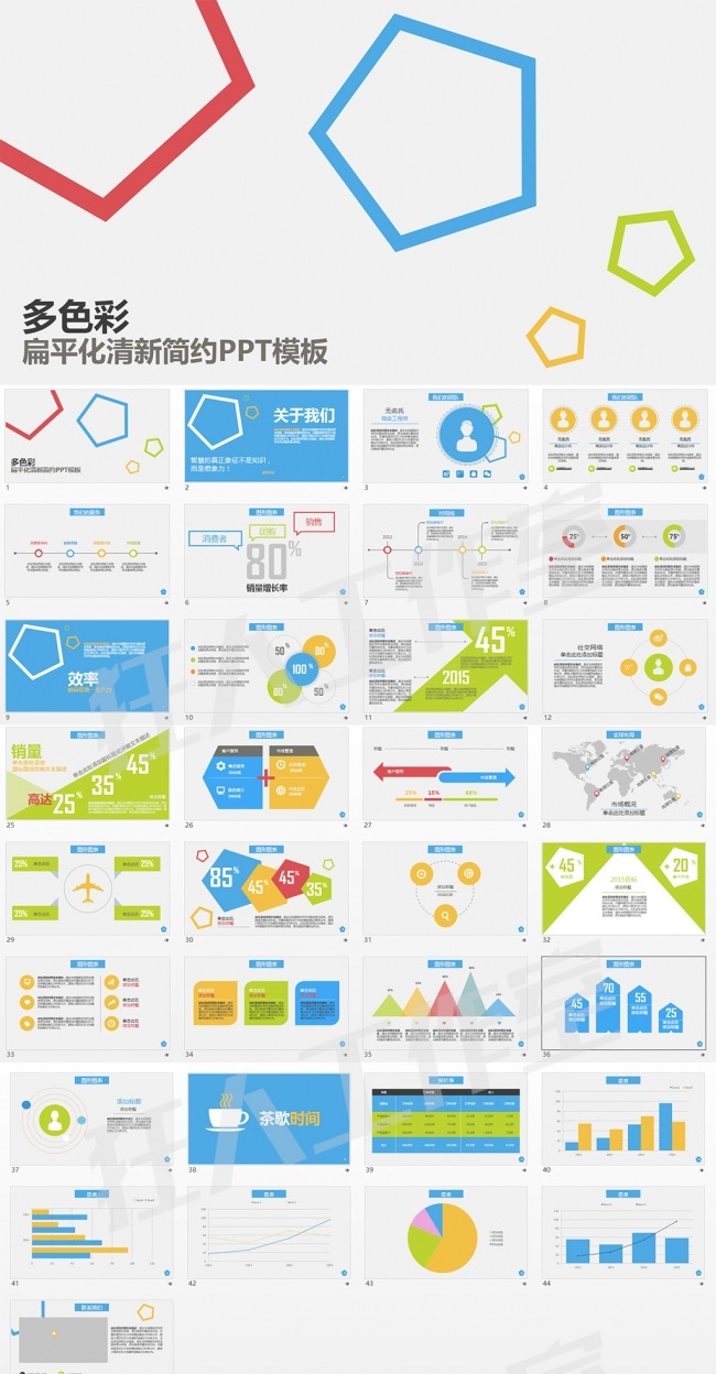 【狂人作品】简约工作汇报总结ppt模板