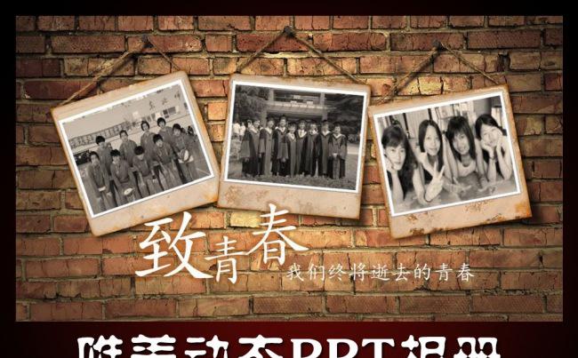 2016致青春唯美回忆动态PPT模板缩略图