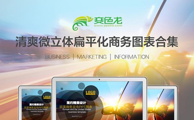 110P欧美企业团队介绍产品宣传PPT图表模板缩略图