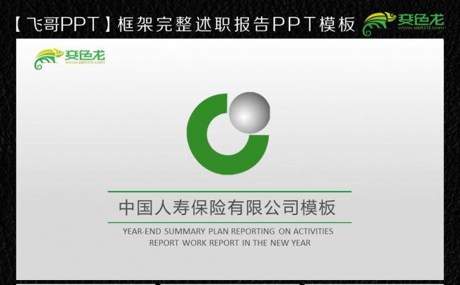 2016简约中国人寿保险ppt缩略图
