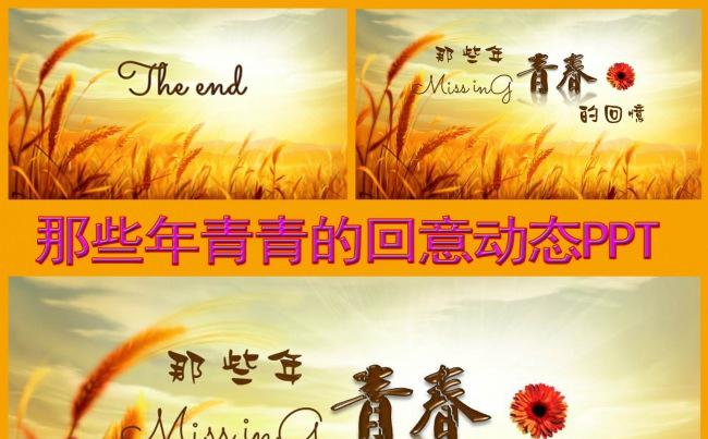 那些年青春的回意PPT模块缩略图