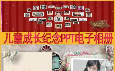 唯美小公主成长纪念影集PPT电子相册缩略图