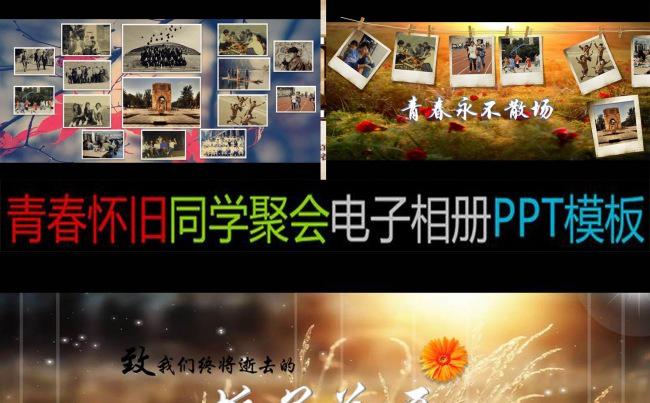 栀子花开青春怀旧同学影集相册PPT缩略图