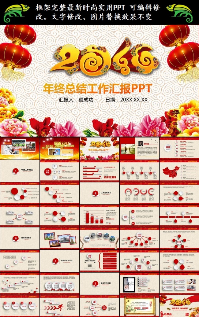猴年誓师大会新年计划PPT