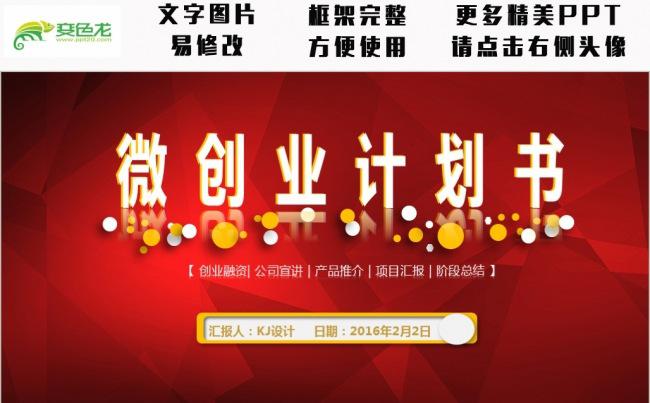 大气红金 高端商业计划书缩略图