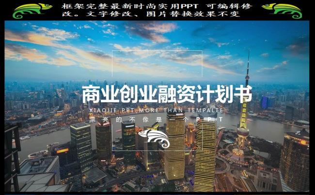 时尚大气的创业计划书商业融资计划书PPT缩略图