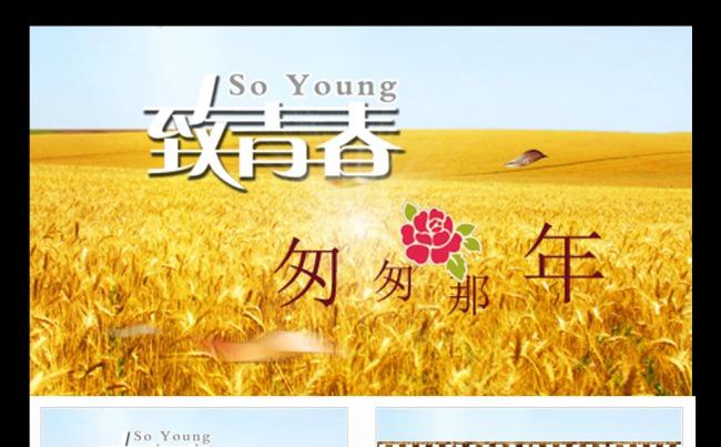 致青春勿勿那些年怀旧电子相册PPT模板下载缩略图