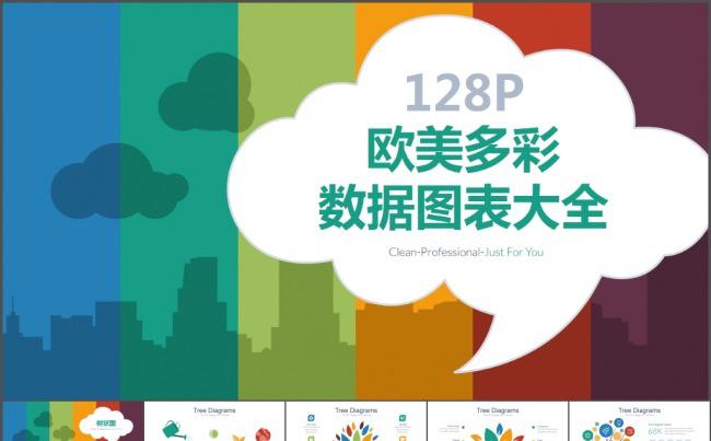 公司企业商务数据图表大全PPT模板缩略图