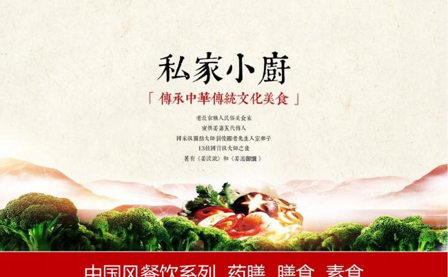 中国风古典美食饮食文化餐饮ppt模板缩略图