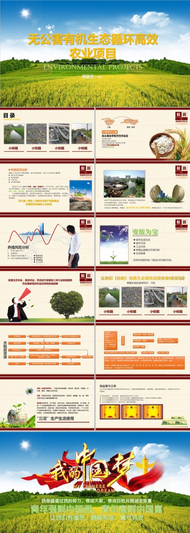 绿色环保农业创业项目模版