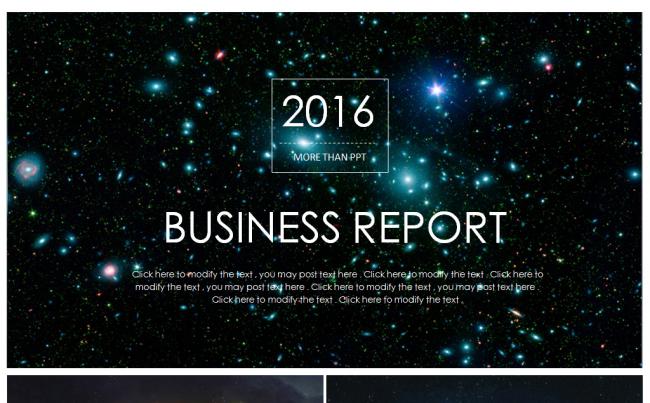 星空大气开场公司介绍新年计划工作总结述职报告PPT模板缩略图