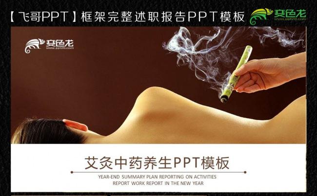 【飞哥PPT】唯美中药养生通用ppt模板缩略图