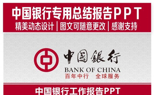 中国银行专项PPT设计缩略图