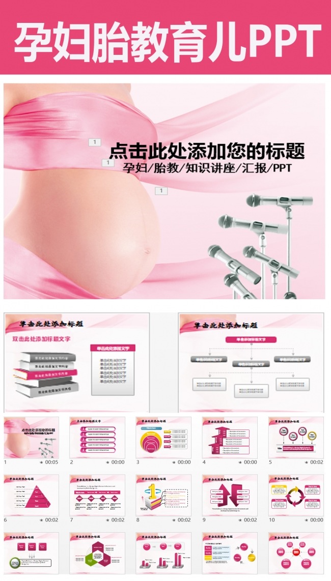 孕妇育儿知识培训讲座胎教ppt