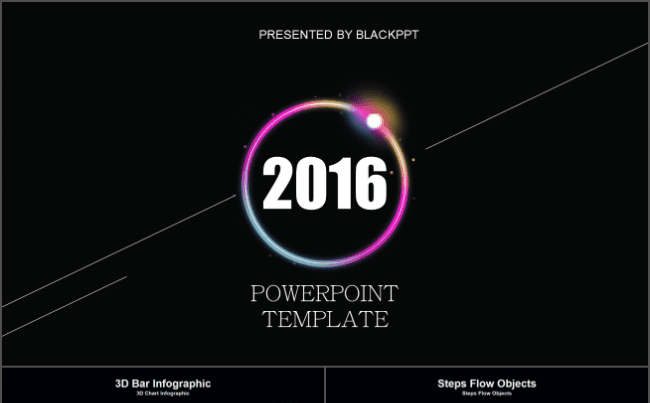2016商务工作汇报PPT模板缩略图