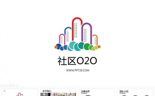 社区O2O运营商业计划书ppt模板缩略图