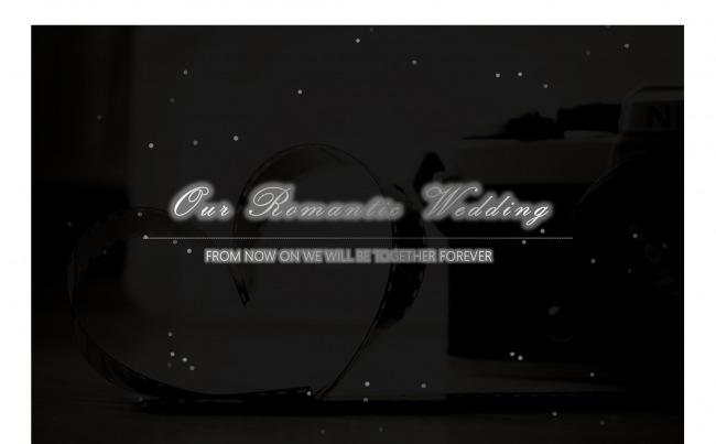 唯美清新婚礼开场相册动画PPT模板缩略图