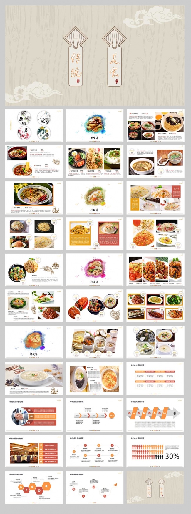 【YANG】中国传统美食PPT