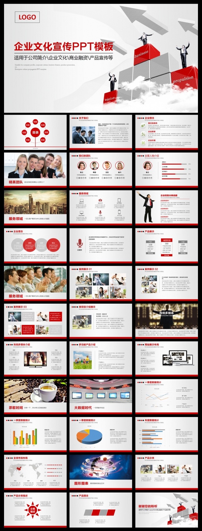 时尚企业文化公司简介产品宣传商务PPT