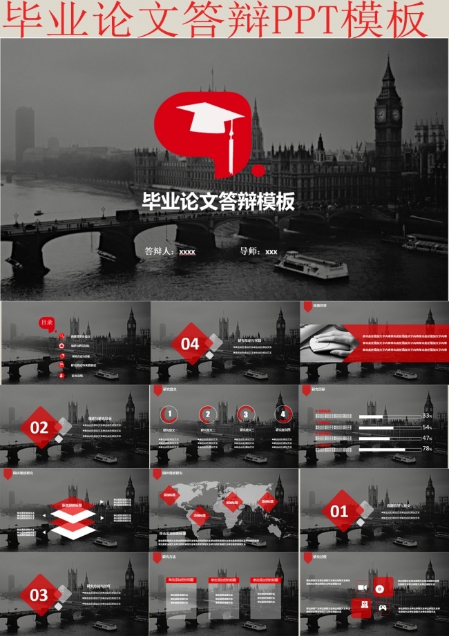 毕业论文答辩PPT