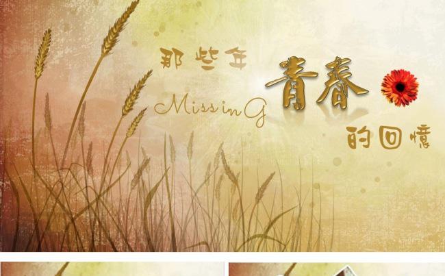 怀旧风纪念青春电子相册ppt模板缩略图