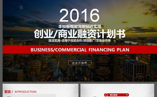 2016商务金融计划书缩略图