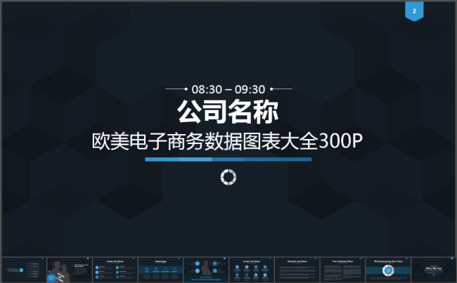 欧美电子商务数据图表大全300P缩略图