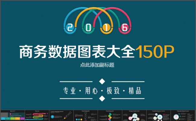 最新商务数据图表大全150P缩略图