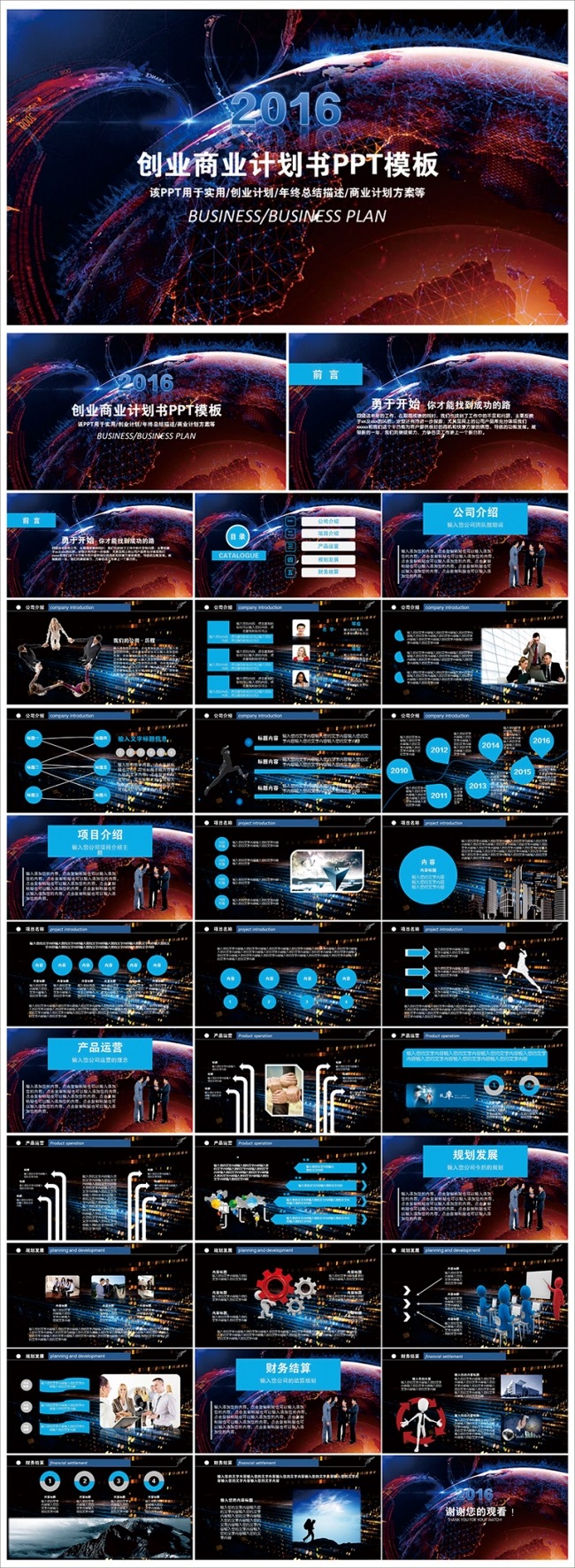【精品】创业商业项目计划书PPT