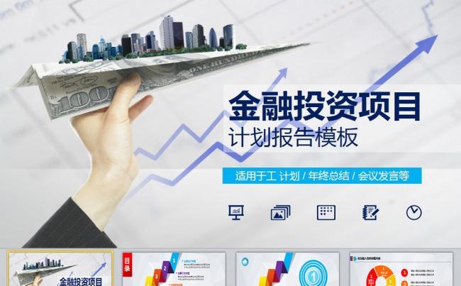 金融项目投资计划报告PPT缩略图
